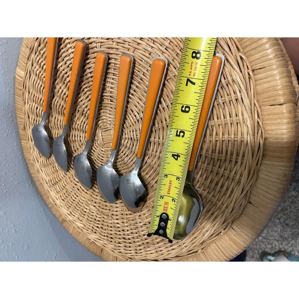 Fiesta Merengue Tangerine Dinner Spoon Set of 5
